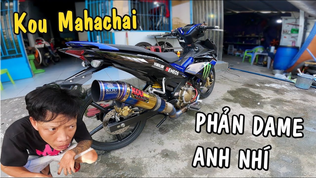 Thiện Red Phản Dame Anh Nhí bằng set pô Kou Mahachai siêu to khổng lồ