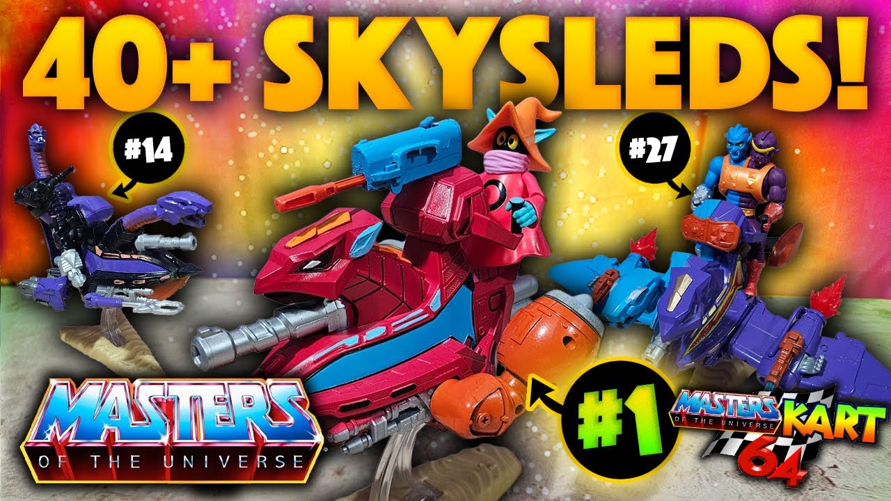 Более 40 кастомных снегоходов из Motu Origins!