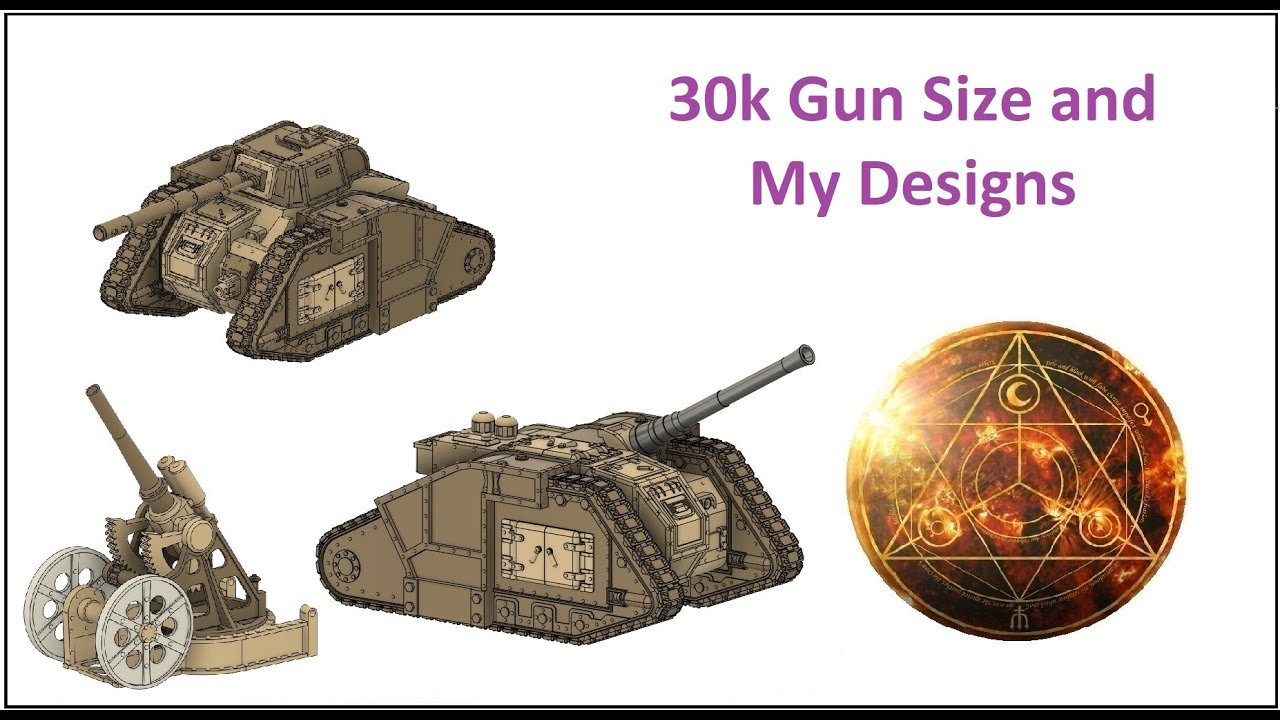 30k Gun Size and My Designs