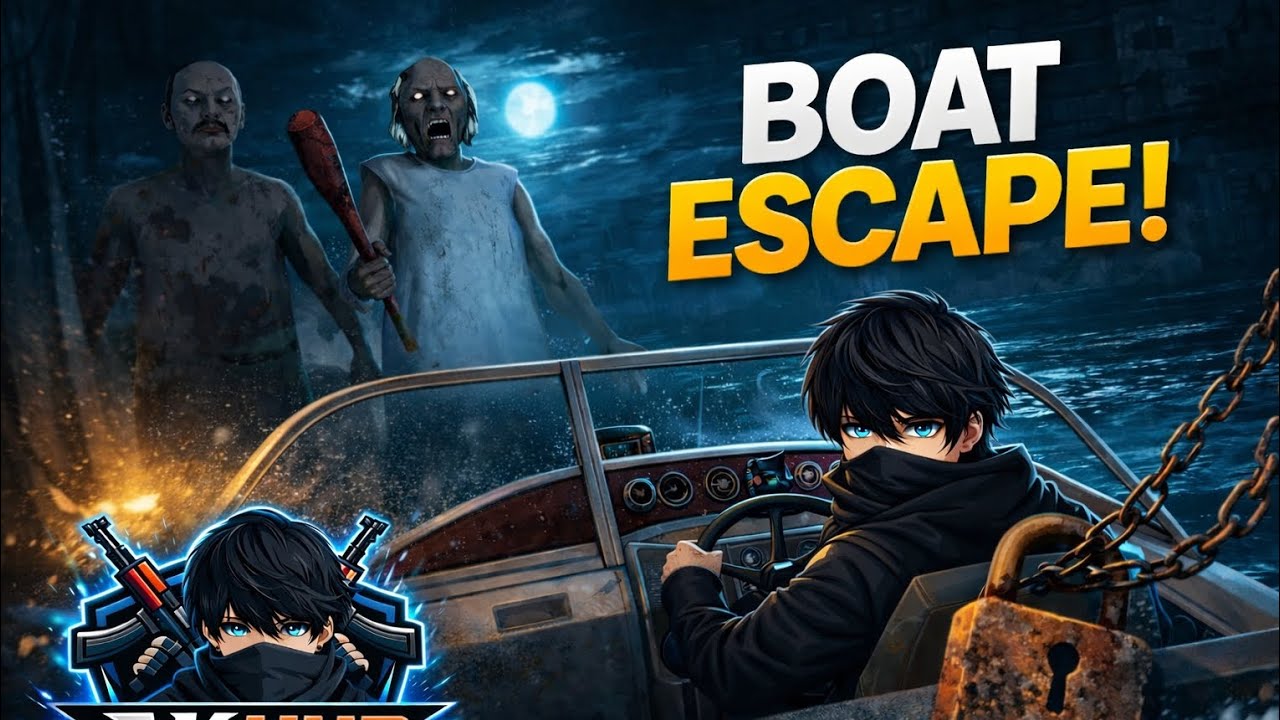 GRANNY Chapter 2 BOAT ESCAPE 🚤 | Epic Escape Ending Gameplay | AKHub