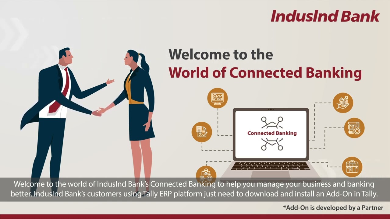 IndusInd Bank's Connected Banking Solution for Tally Users