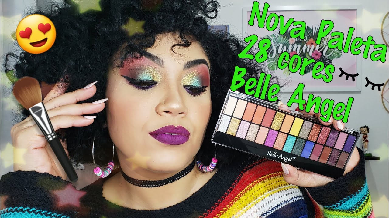 Nova Paleta Belle Angel 28 cores #lan&ccedil;amento #belleangel