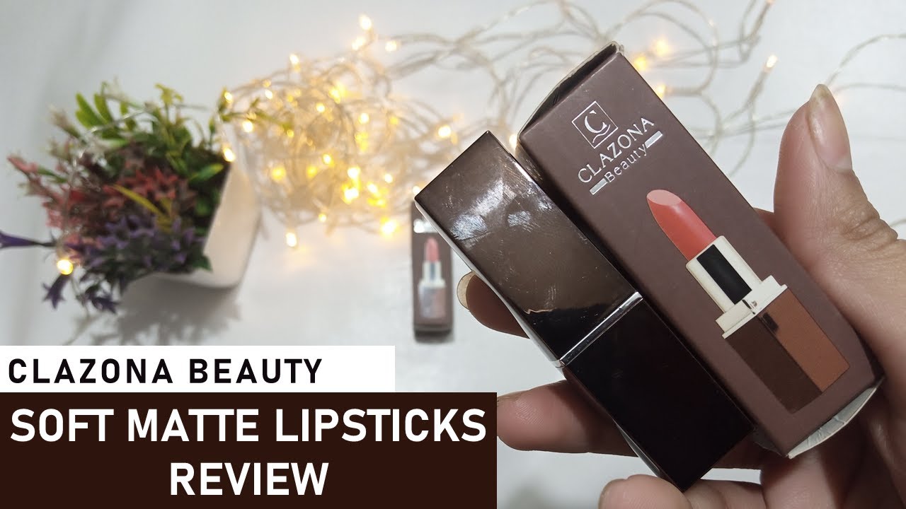 Clazona Lipstick Review + Clazona Lipstick Swatches | Clazona Matte Lipstick Shades | Door Been
