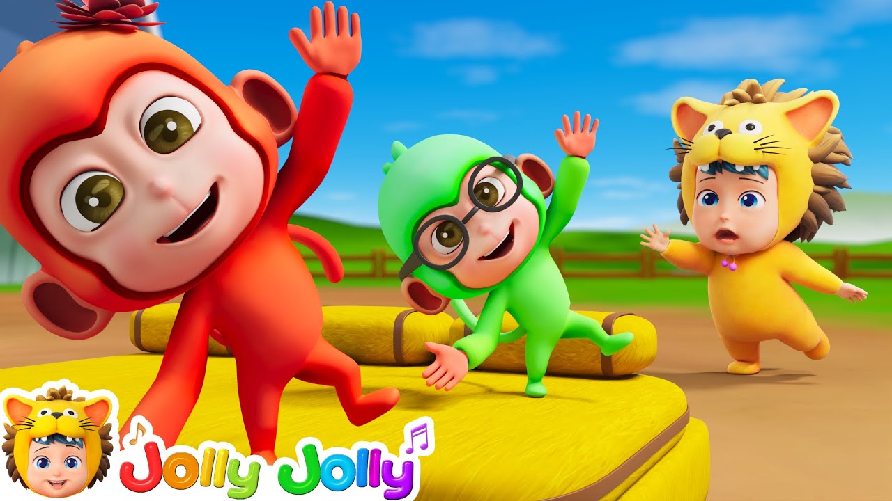 No More Monkey Jumping On The Bed | Learn Safety | Jolly Jolly - Kids Songs
