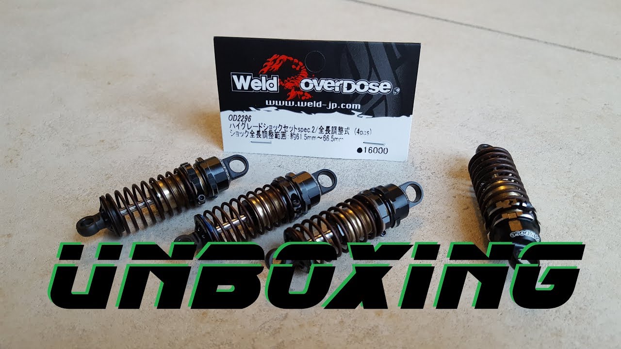 OVERDOSE Damper HG Spec 2 - UNBOXING - RC DRIFT RWD