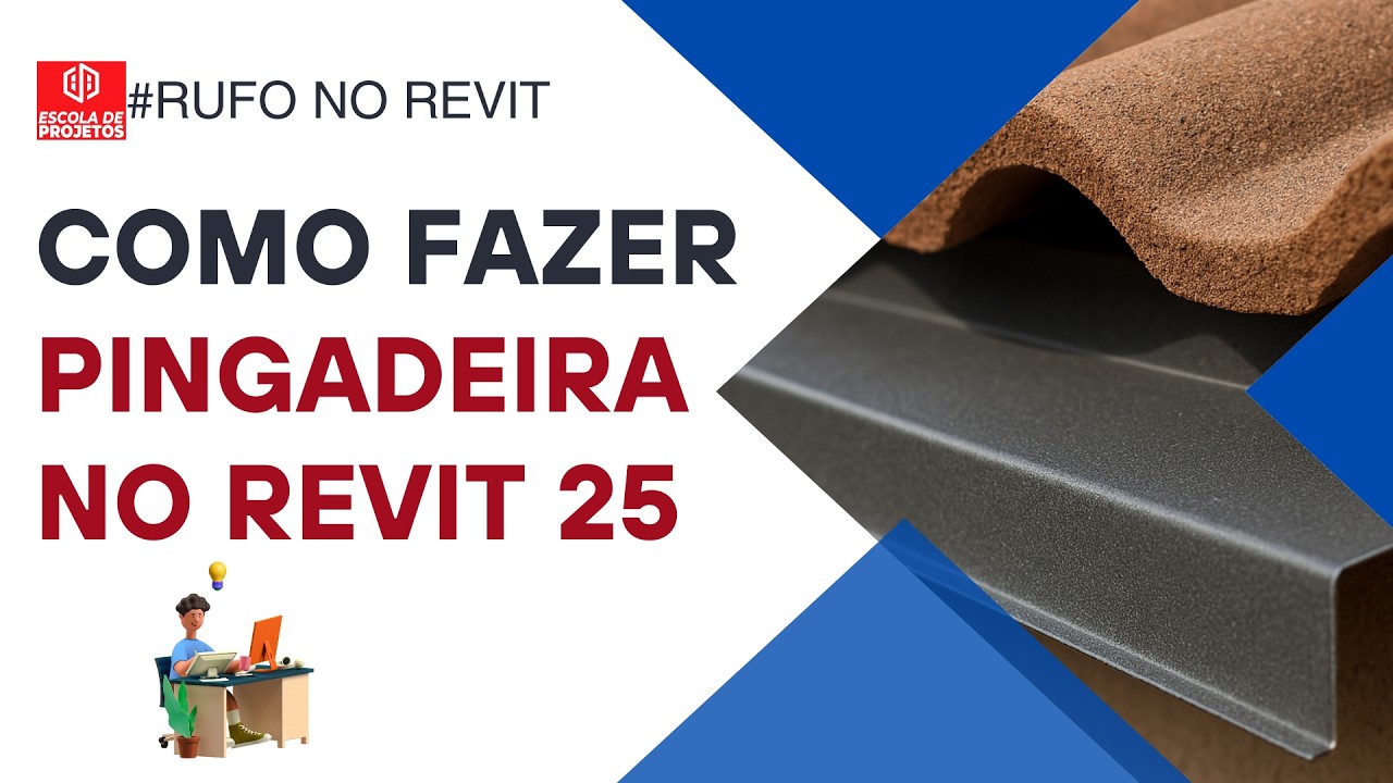 Como Fazer Rufo (Pingadeira) No Revit 2025