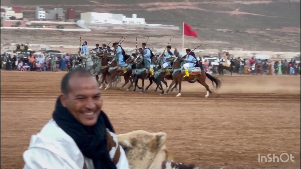موسم سيدي افني تبوريدة مهرجان الفروسية وركوب الجمال