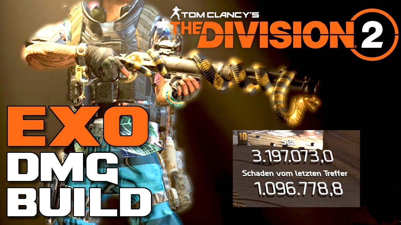 The Division 2 EXO DMG BUILD Diamantklapperschlange / Exotische Waffe / Exotisches Gewehr Set