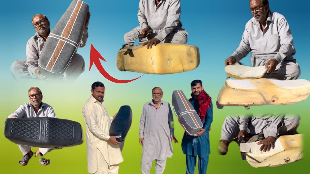 How to Professionally Fix a CD 70 Bike Seat | Full Restoration”