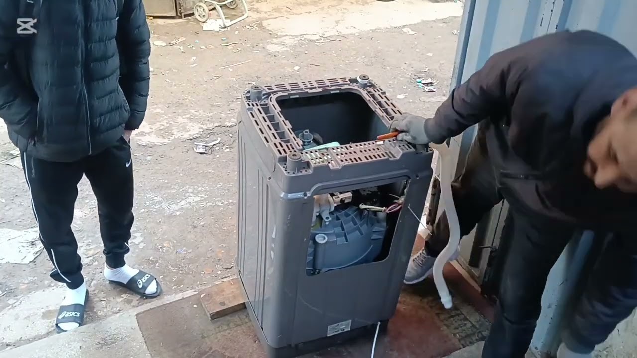 تغيير جيربوكس ألة الغسيل 