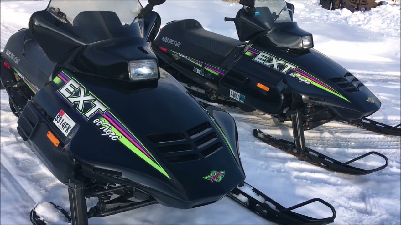 A Couple Arctic Cats Finally Out In The Snow
