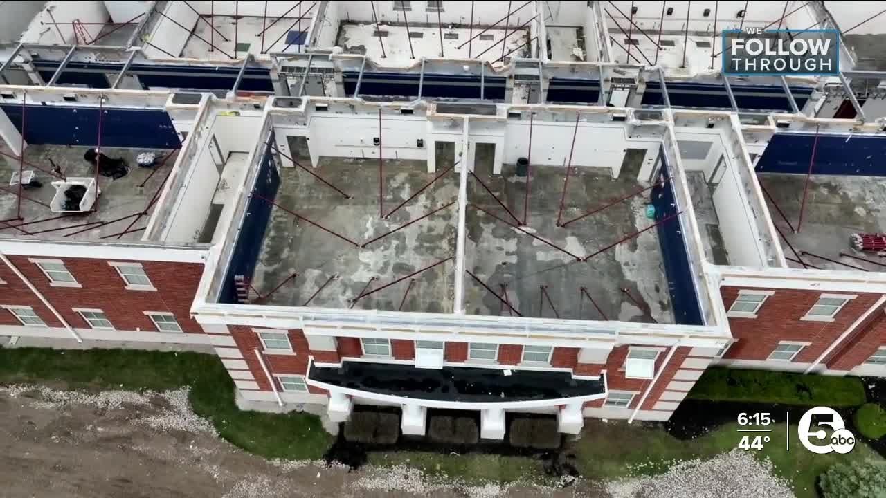 Engineers recommend tear down at Lakeside High School following roof collapse