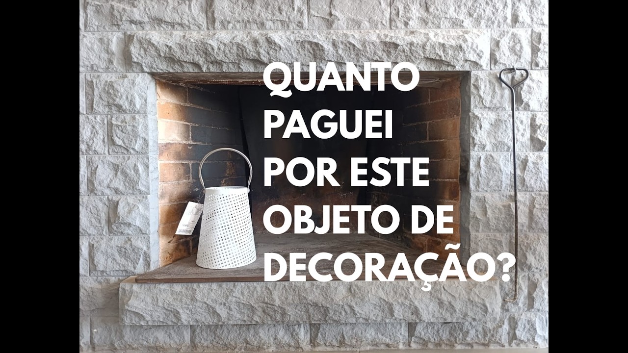 QUANTO PAGUEI por este objeto de decoraçao?