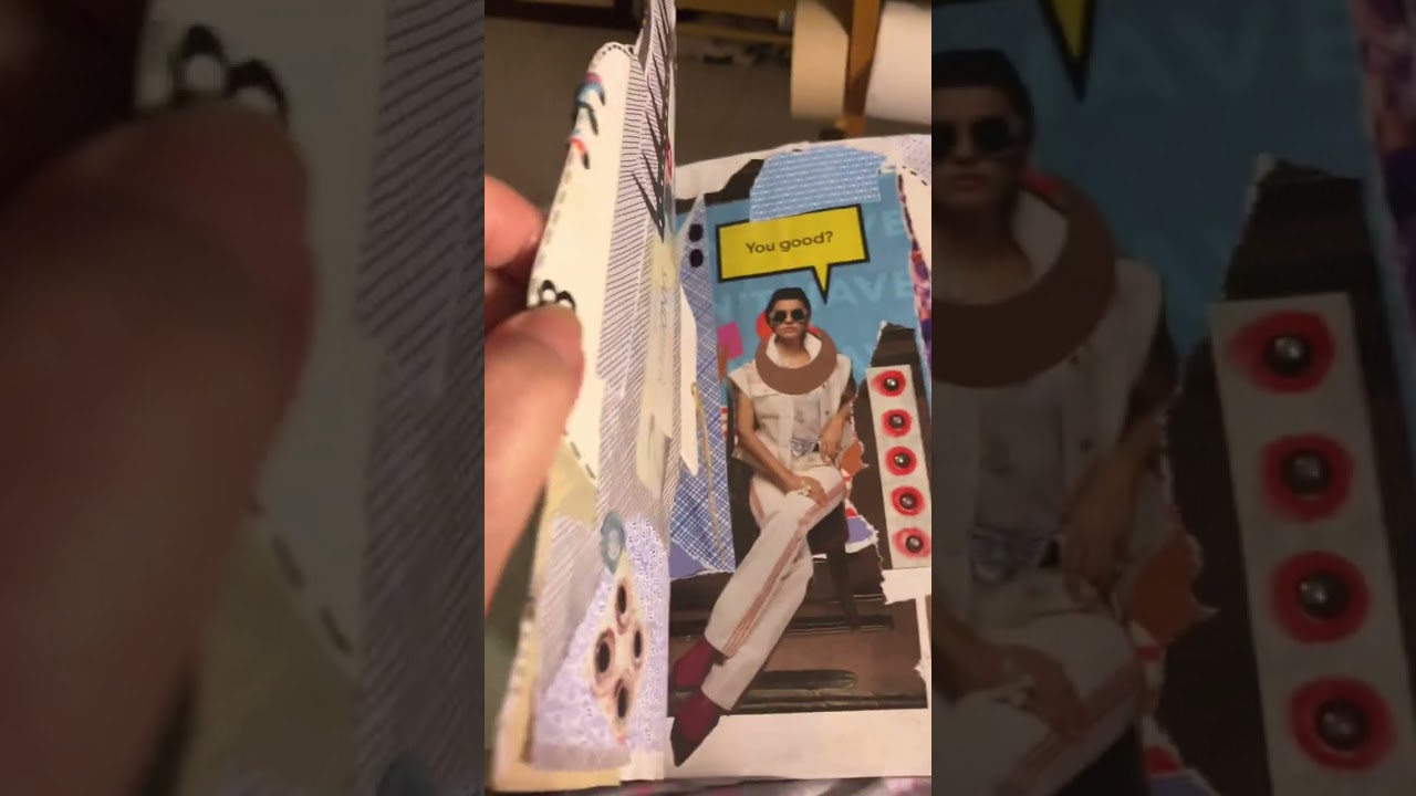 Magazine JUNK Journal Flip through only. #junkjournal #magazinejunkjournal #grieftherapy