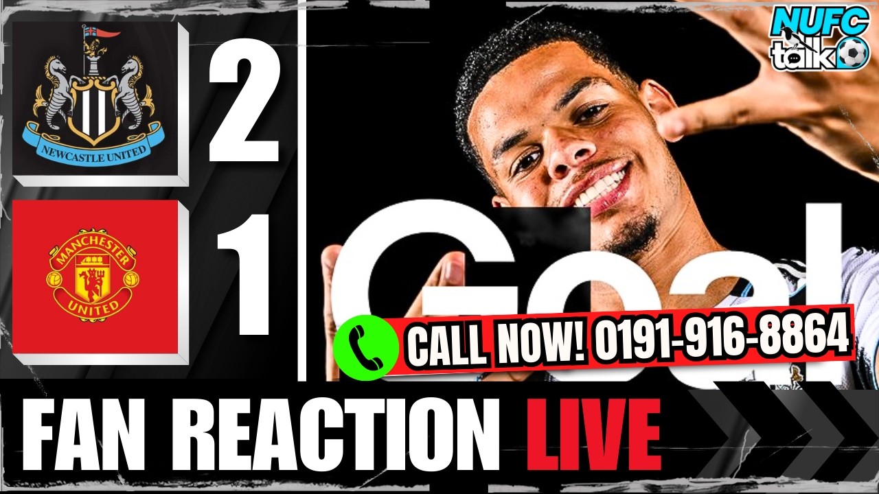 WTF WAS THAT!? HAHA - NEWCASTLE UNITED 2-1 MAN UNITED | MATCH REACTION LIVE
