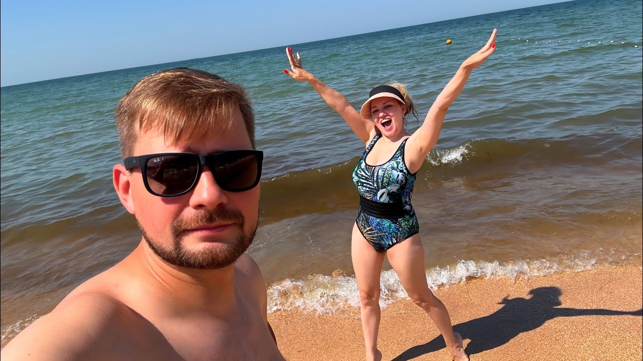 Едем на море КУПАТЬСЯ на Черное Море ! Доехали до Голубицкой Азовское море !
