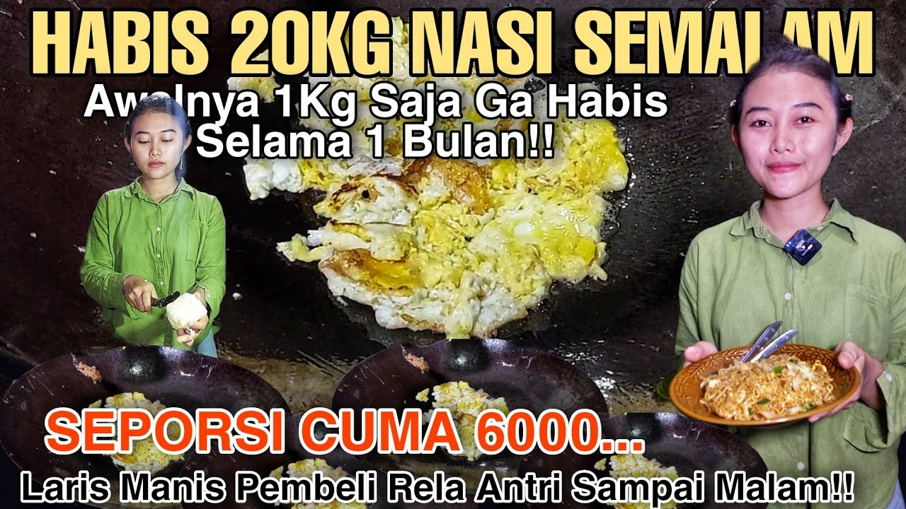 PEREMPUAN CANTIK CERDAS!! Jualan NASI GORENG SEJAK MASIH SEKOLAH, CUMA 6000 OMSET JUTAAN PERHARI