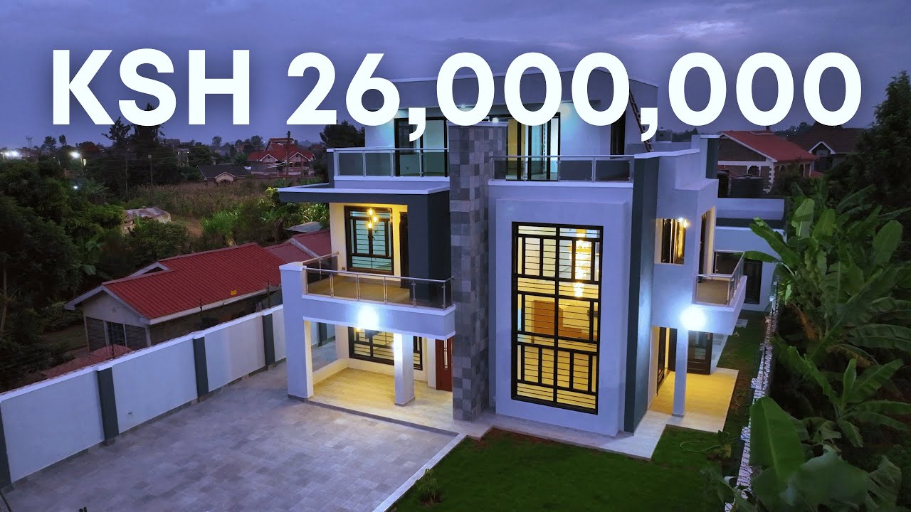Внутри 26 000 000 кенийских шиллингов 4 спальни (продано) #мезонет #экскурсияподому #ruiru #особн...