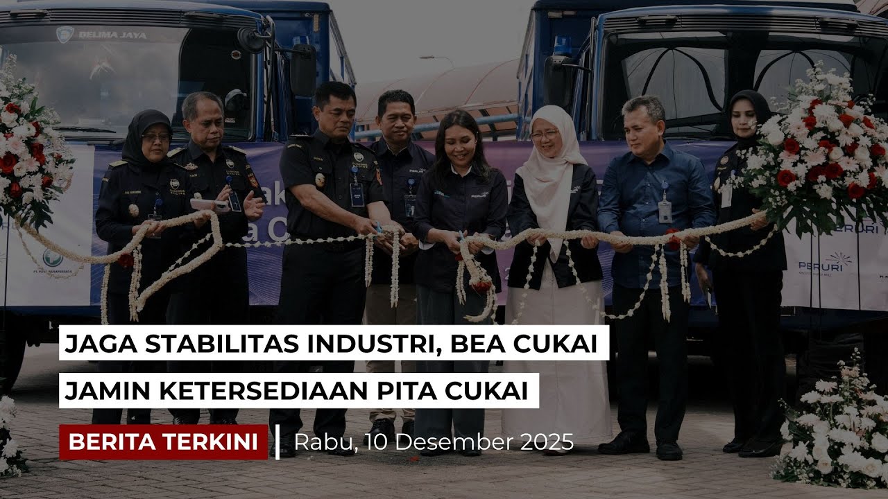 JAGA STABILITAS INDUSTRI, BEA CUKAI JAMIN KETERSEDIAAN PITA CUKAI
