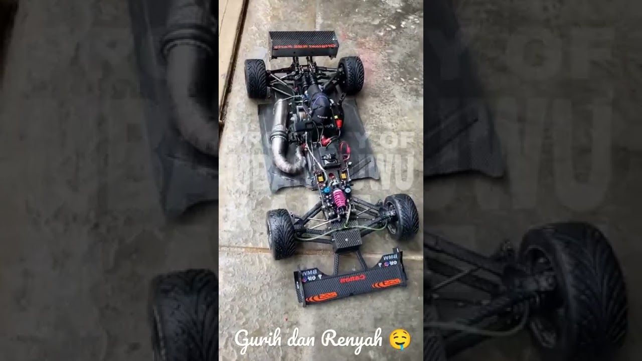 Bengis nya mesin prototype Mobil RC ala F1 ini 🔥