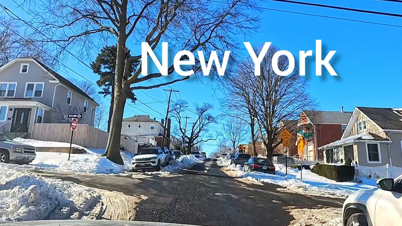 WINTER DRIVE FROM WOODSIDE TO COLLEGE POINT QUEENS NY FEB 2026
