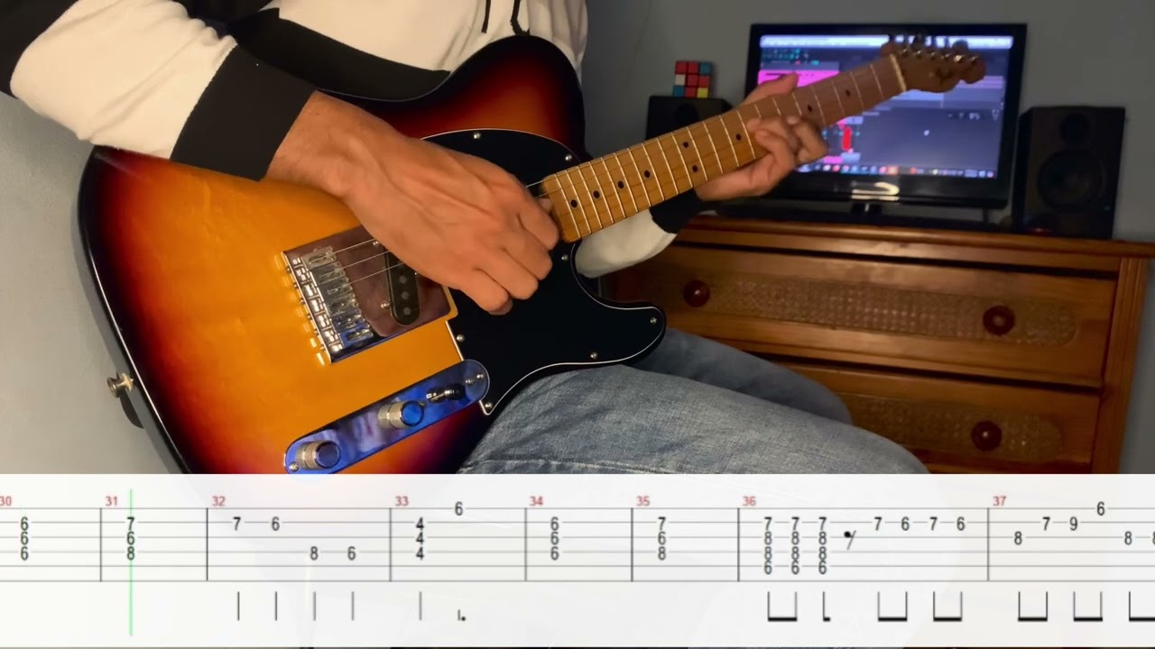Mesías Ven | @averlymorilloficial (guitarra tab + solo) #worship #line6podgo