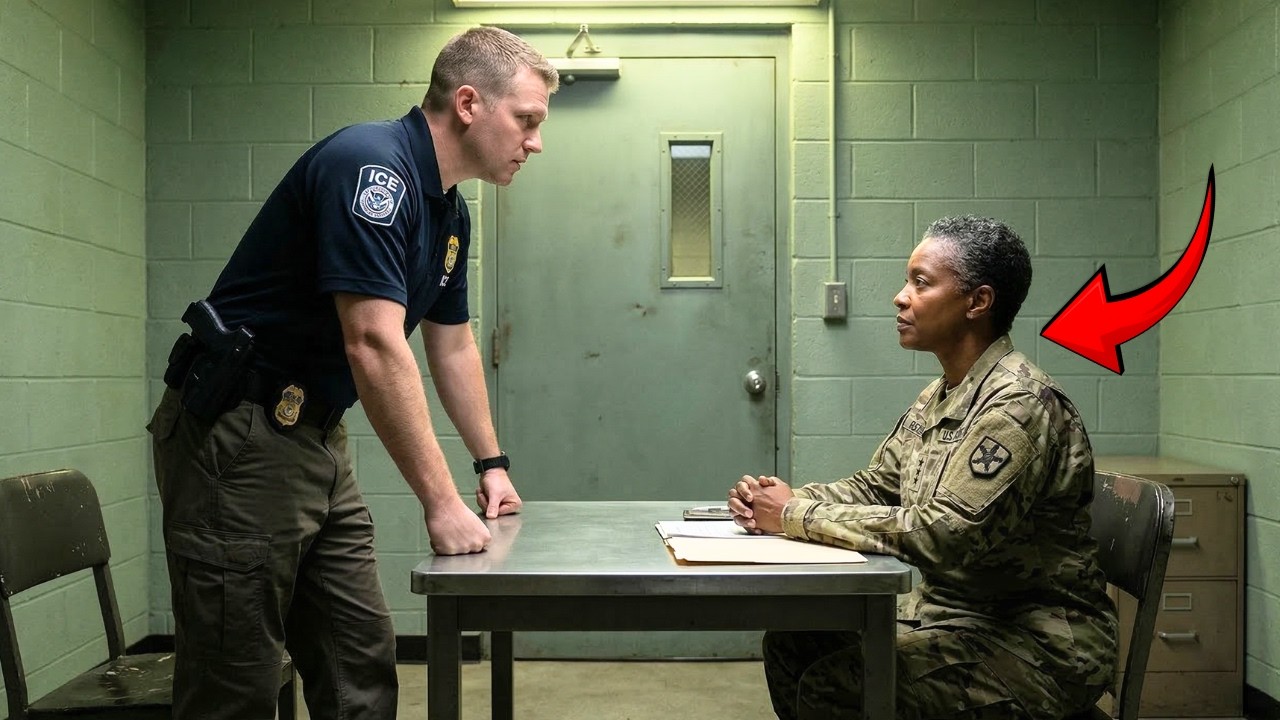 ICE Agent Holds Black Woman Hostage in Interrogation Room — She’s a Four Star General!