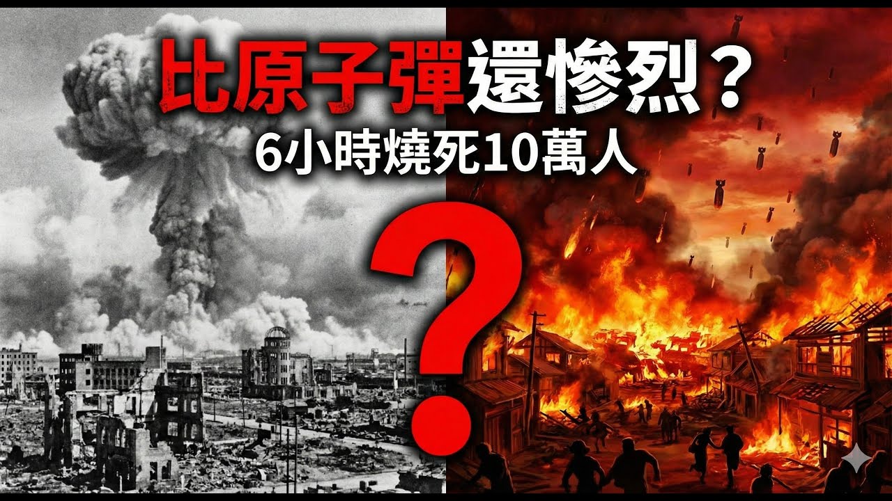 殺死最多人的不是原子彈？這場被歷史遺忘的空襲，一晚燒死了10萬人