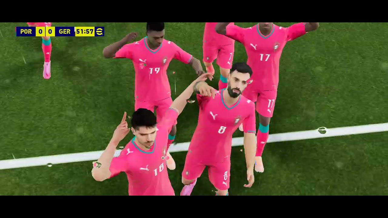Bir tane arkadaşımız Gine challenge yaptık PES oyunu part 3
