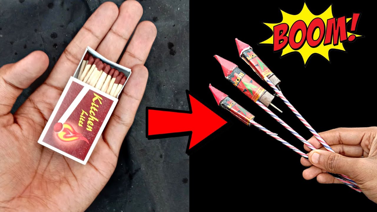 How To Make A Match Rocket At Home || Homemade Match Rocket Easy 2021
