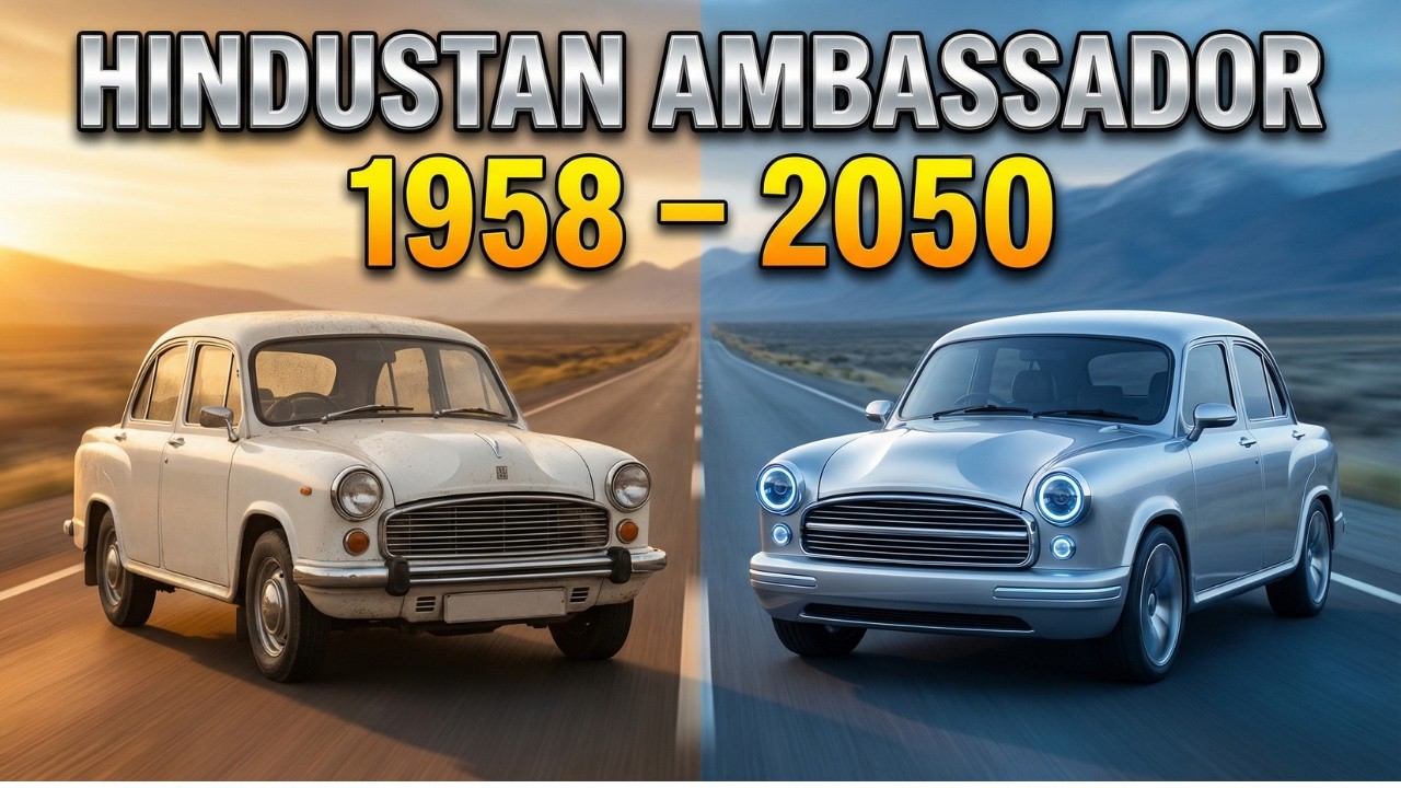 Hindustan Ambassador Evolution 1958–2050 | Old to Future Car Journey