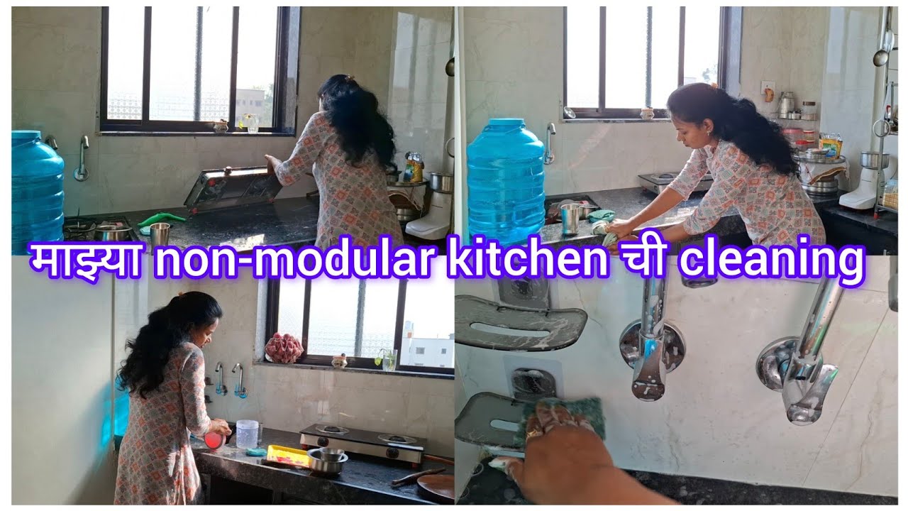 असा ठेवते मी माझ्या non-modular किचन चा kitchen top नीट आणि क्लीन 💁‍♀️@ dipalijogdand