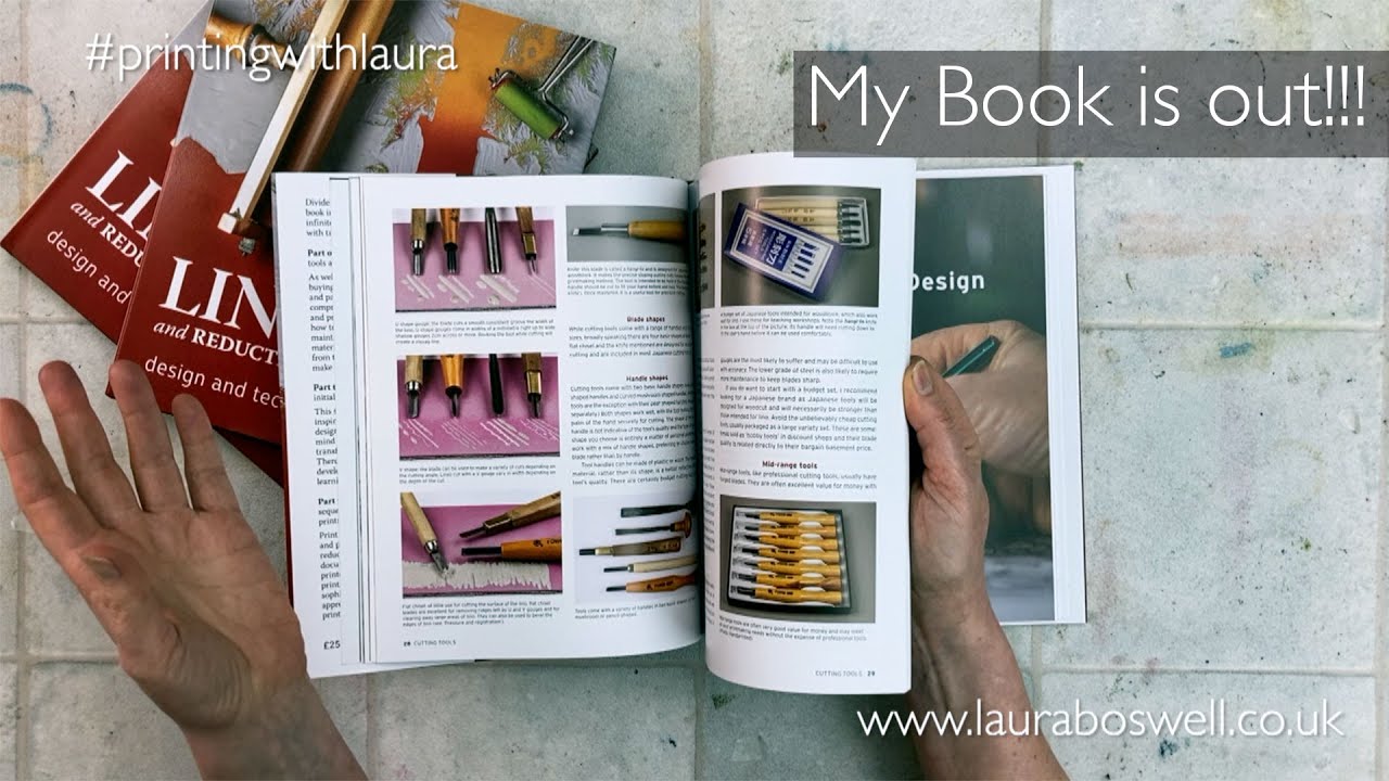 Laura Boswell's Book Linocut and Reduction Printing, Design and Techniques is now on sale!