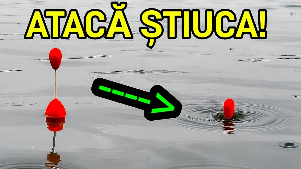 ATACĂ DE RUPE! AŞA SE PRINDE ŞTIUCA LA PLUTĂ PE SĂLBATIC 
