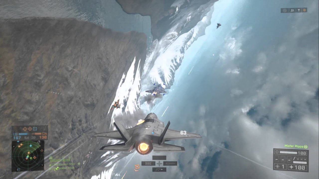 Battlefield 4 Jet Gameplay 21-0 Killstreak (BF4)