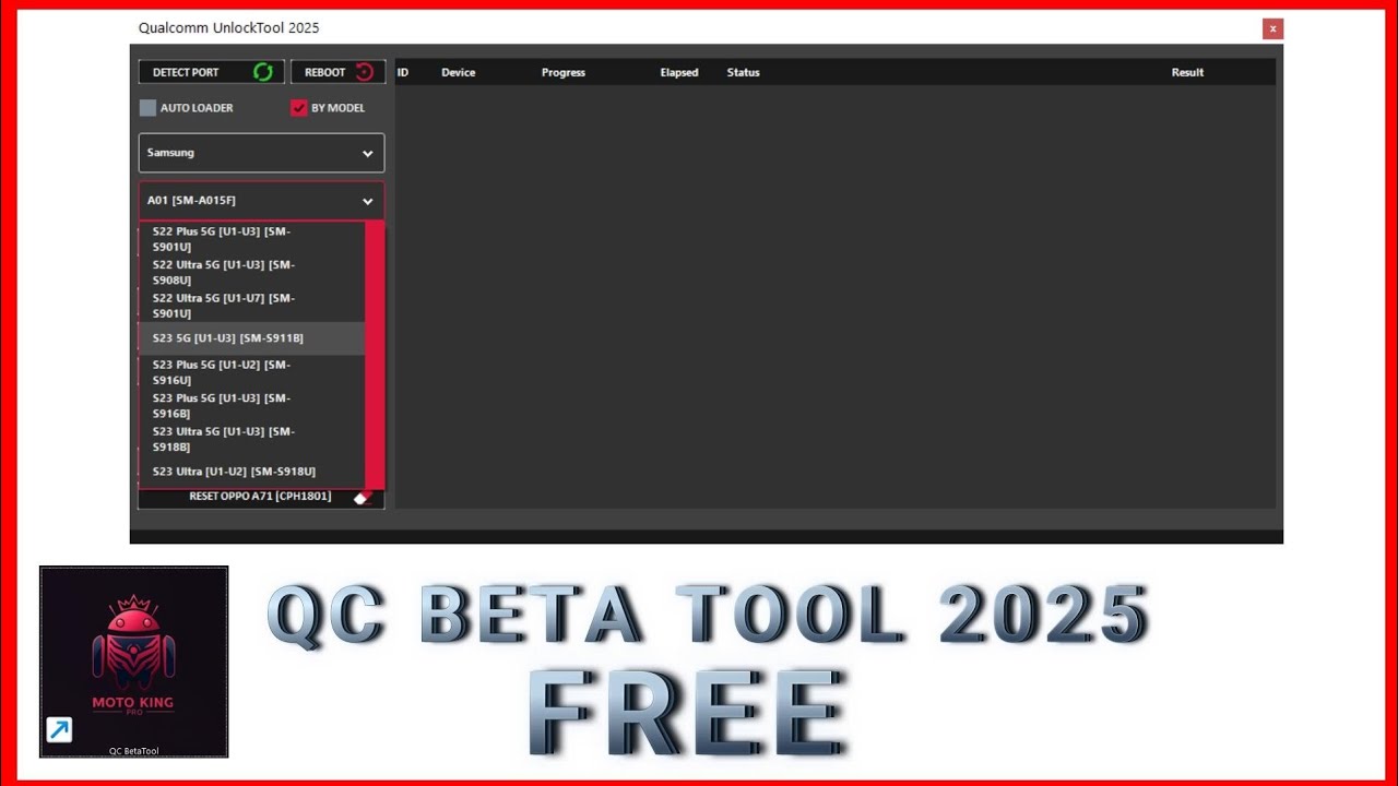 QC BETA TOOL 2025 | FRP+HARD RESET Procesadores Qualcomm