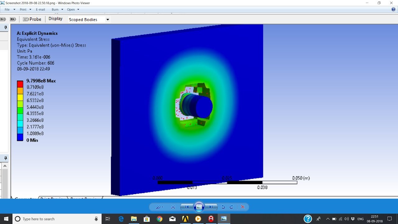 Bullet Penetration in ANSYS explicit Dynamics Autodyn Part 2
