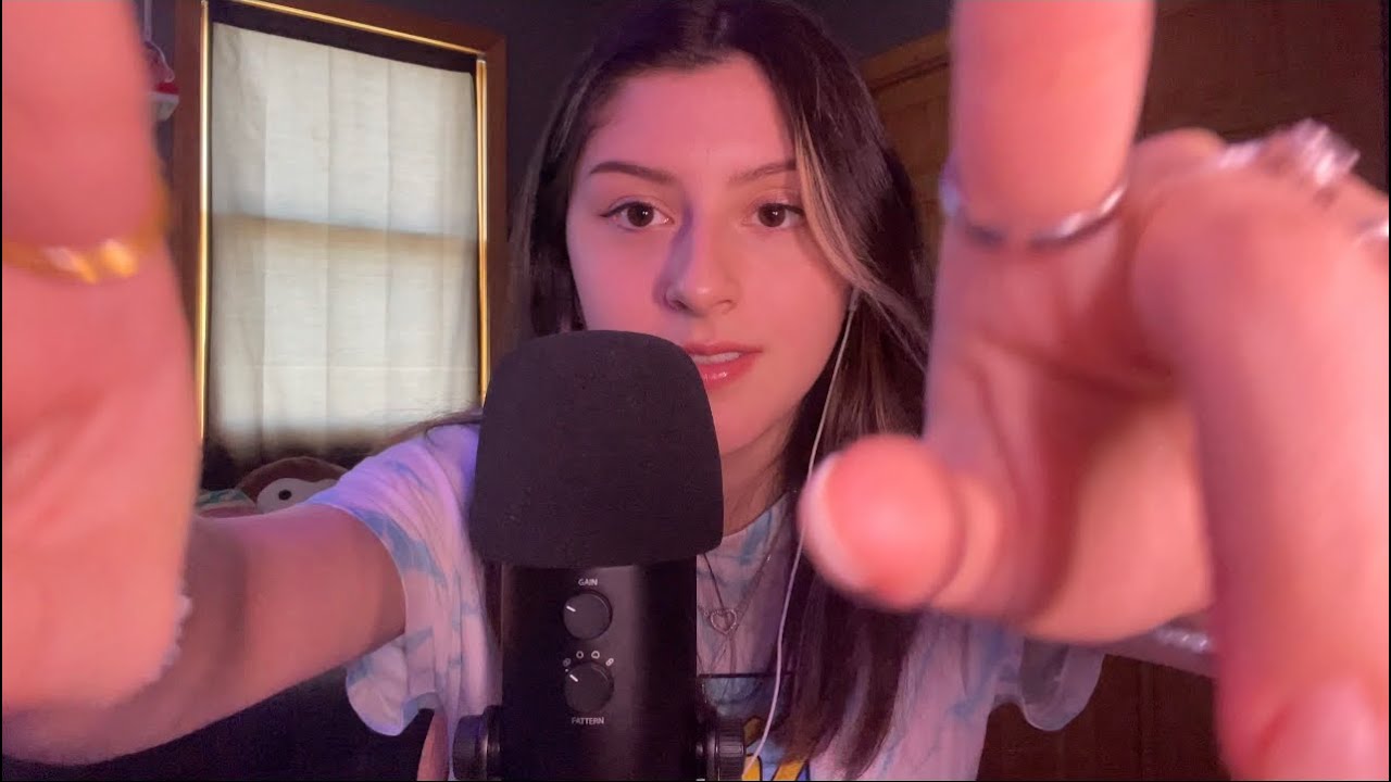 ASMR soft spoken tingles :) hand movements, makeup/skincare routine, rambles & mouth sounds ☁️