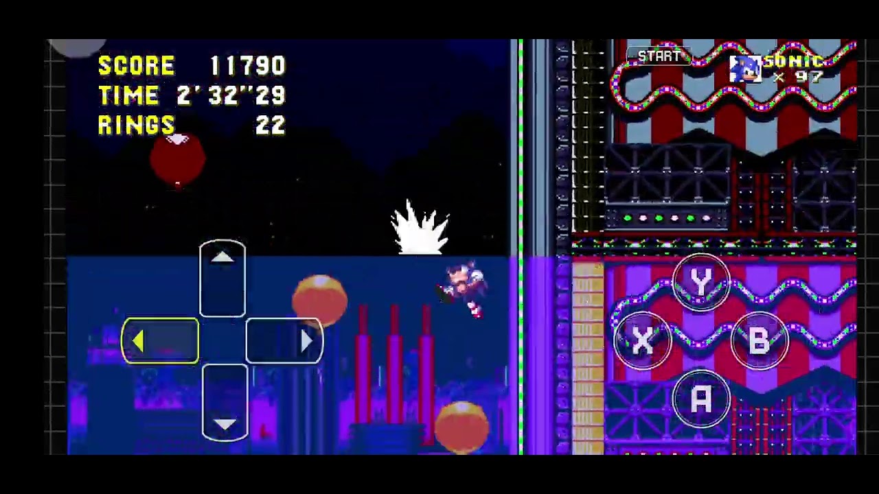 Gameplay: Carnival Night Zone Act 2 Sonic & Tails Sonic3