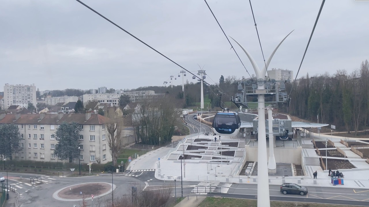 Un téléphérique urbain en Ile de France (Val de Marne)