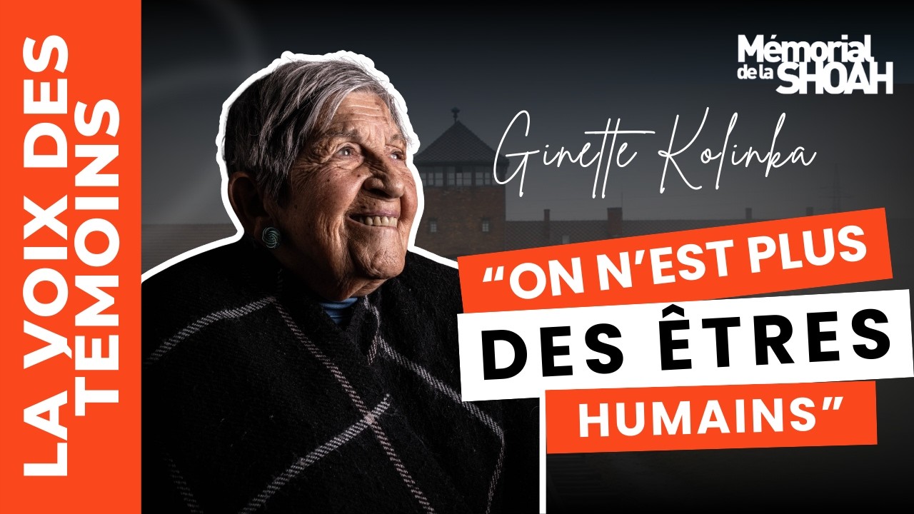 Ginette Kolinka, déportée de France au camp d’Auschwitz-Birkenau