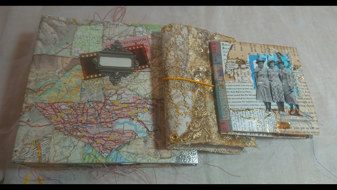 Travel journal, boho TN and junk journal (travel SOLD)