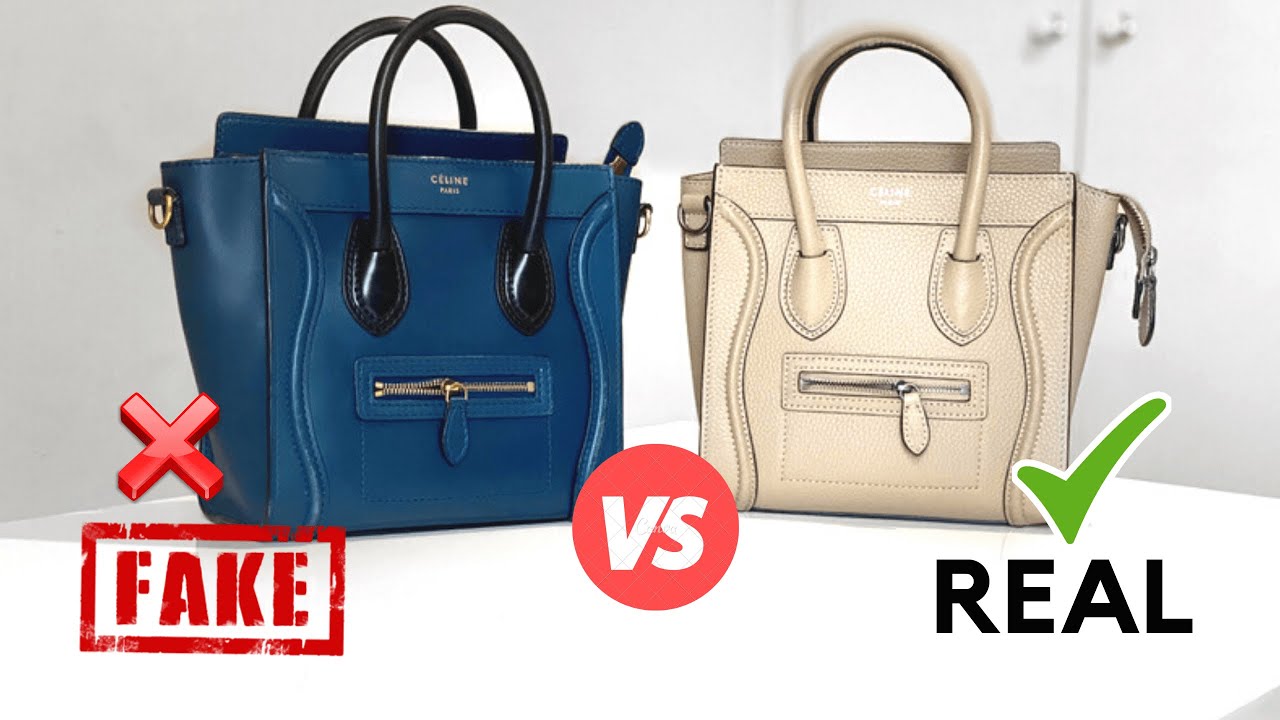 Настоящая✅ против поддельной❌ сумка Celine Luggage Nano: СРАВНЕНИЕ ***НА ЧТО СТОИТ ОБРАТИТЬ ВНИМАНИЕ