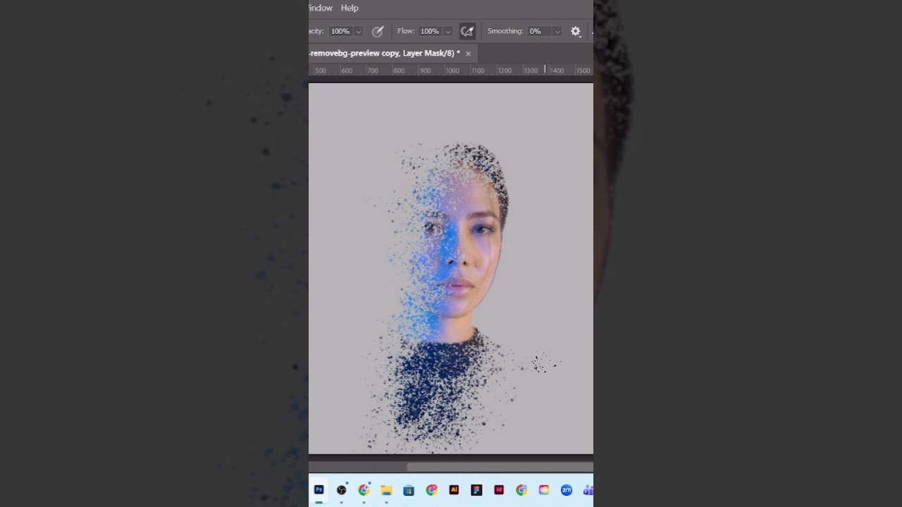 🧹😎Saturday-Photoshop Tutorial Desintegration Effect 