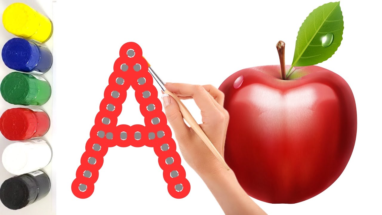 A for Apple B for Ball | ABCD Alphabet | ABCD letters tracing | Missing Letters #abcd #abc