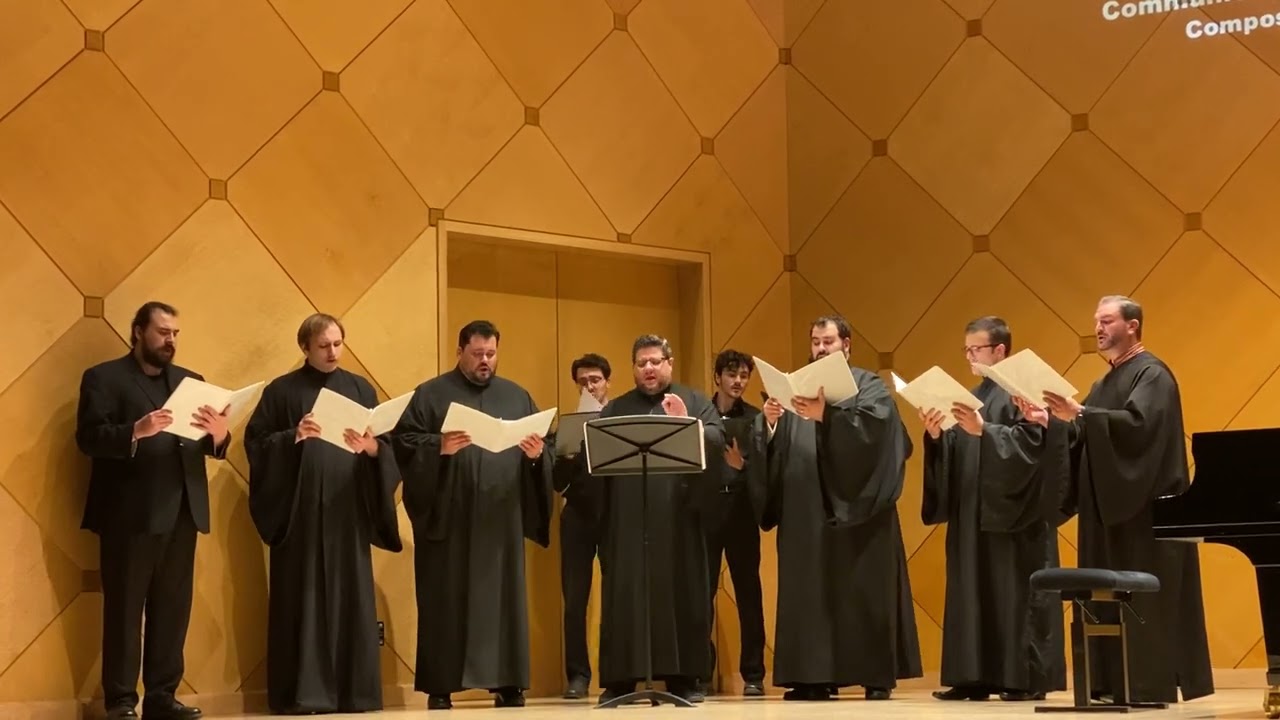Ἐ&xi;&epsilon;&lambda;έ&xi;&alpha;&tau;&omicron; &Kappa;ύ&rho;&iota;&omicron;&sigmaf; &tau;ὴ&nu; &Sigma;&iota;ώ&nu; - 1st Mode - Arizona Byzantine Choir