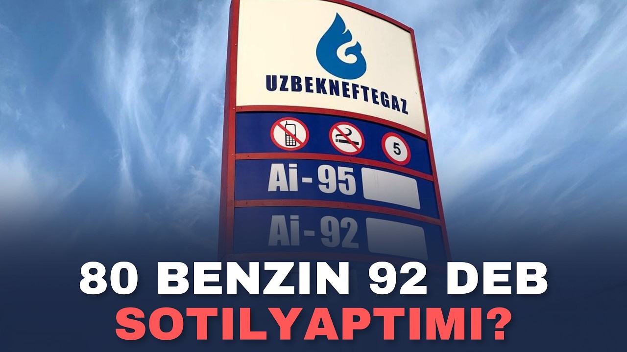 “80 NI 92 DEB SOTISHYAPTIMI?” : FARGʻONADA BENZIN SIFATI TEKSHIRUVI