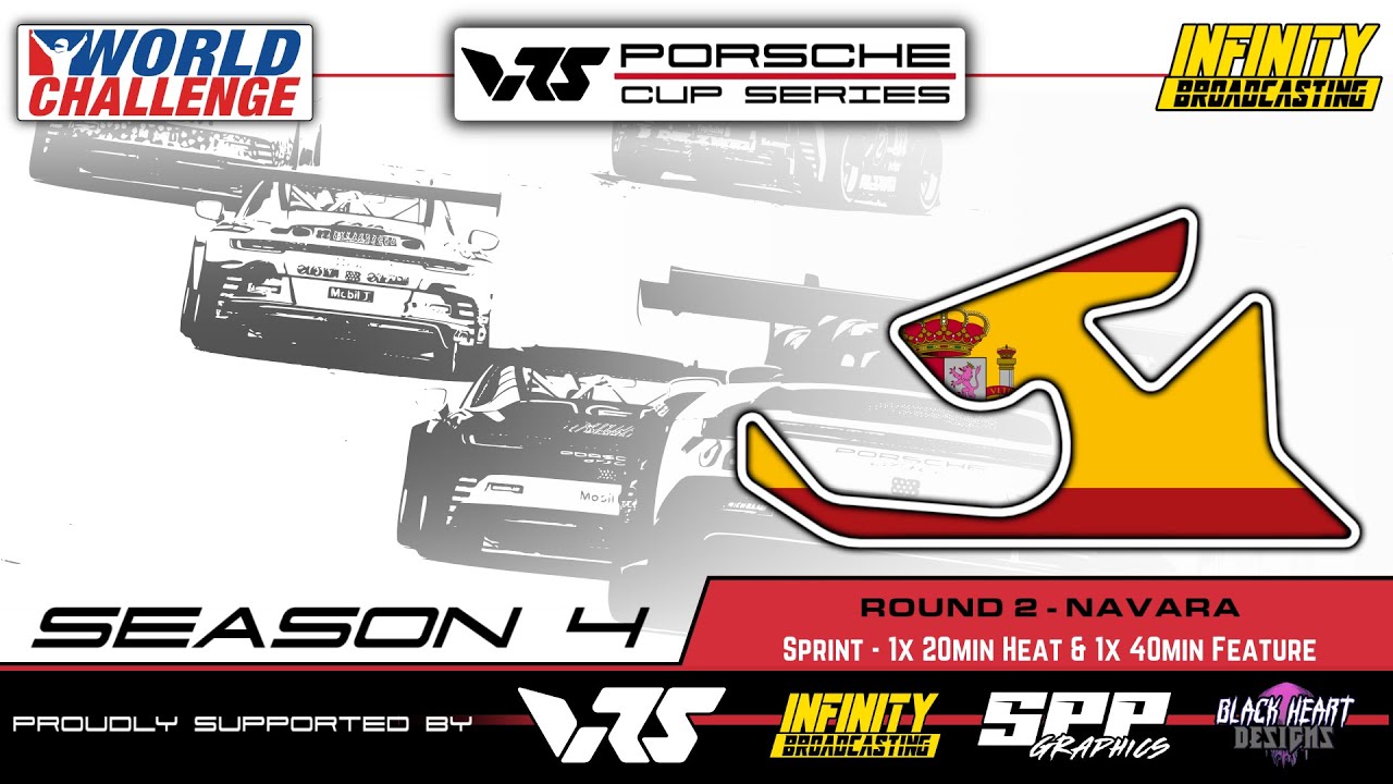 LIVE II IRWC II VRS Virtual Racing School II Porsche Cup Series II S4 R2 II Navara