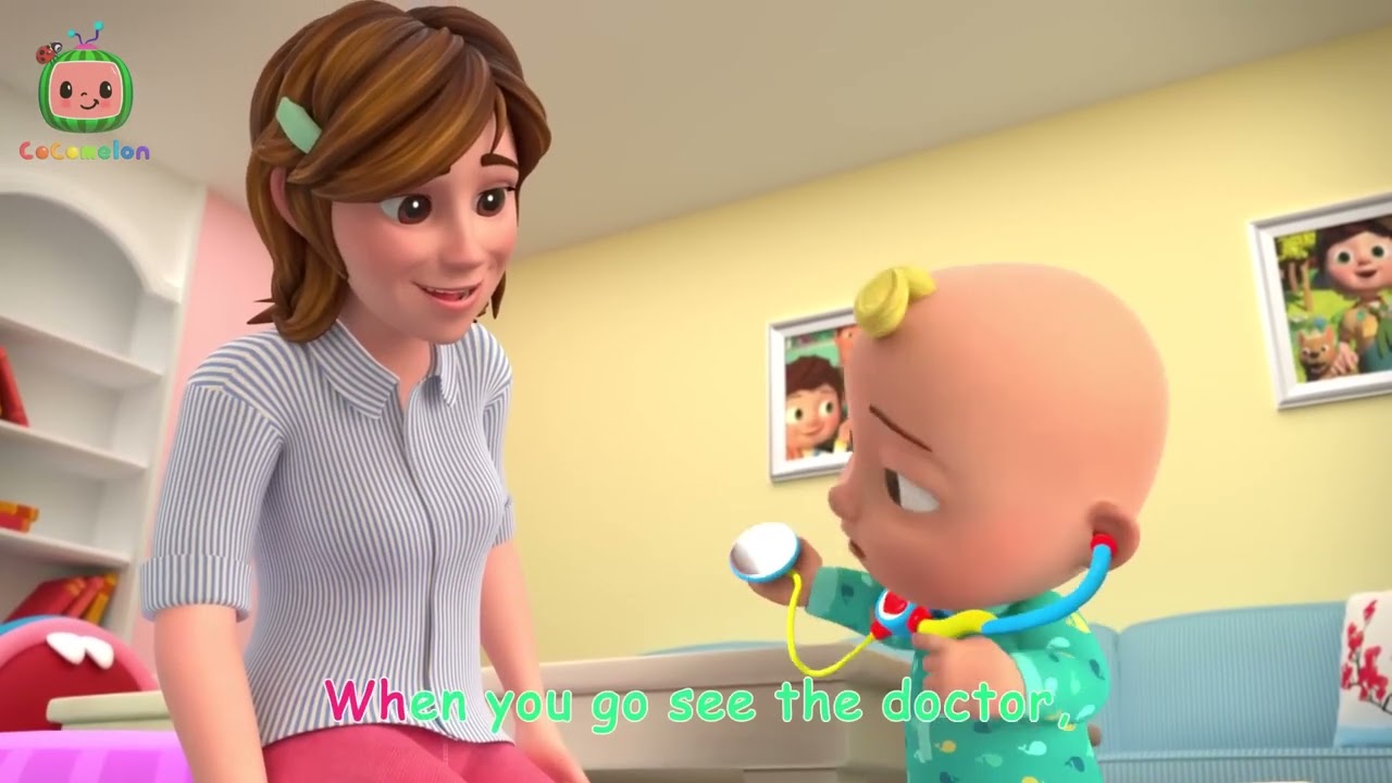 JJ's Doctor Check Up Song   CoComelon Nursery Rhymes & Kids Songs