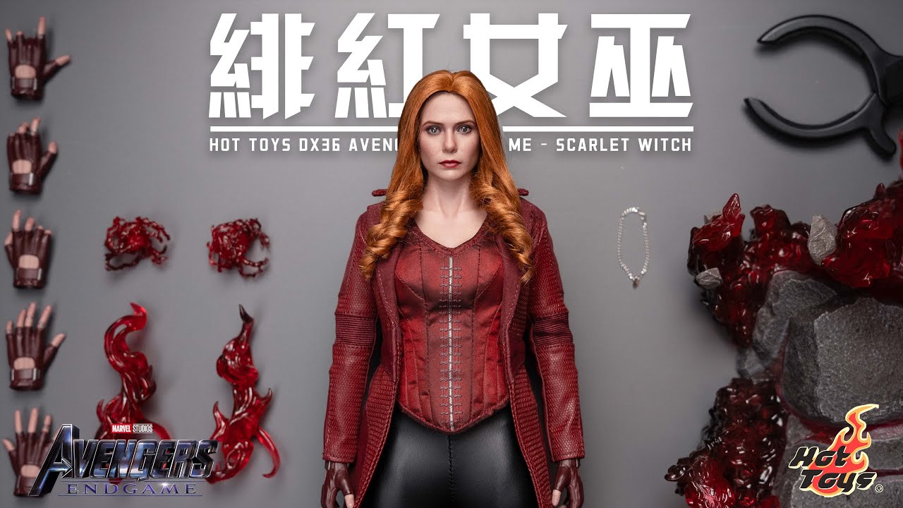 【首發測評】頭髮最難打理的一集？HotToys DX36 紅女巫 AE植發版 開箱分享